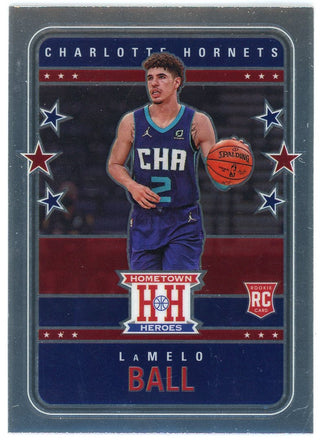 LaMelo Ball 2020-21 Panini Chronicles Hometown Heroes Rookie Card #553