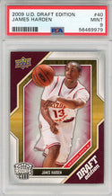 James Harden 2009 Upper Deck Draft Edition Rookie Card #40 (PSA)