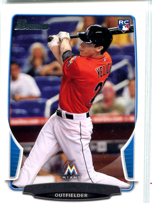 Christian Yelich 2013 Bowman Unsigned Rookie Card