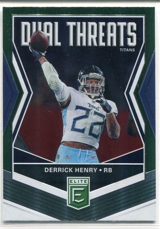 Derrick Henry 2019 Panini Donruss Elite Dual Threats Insert Card