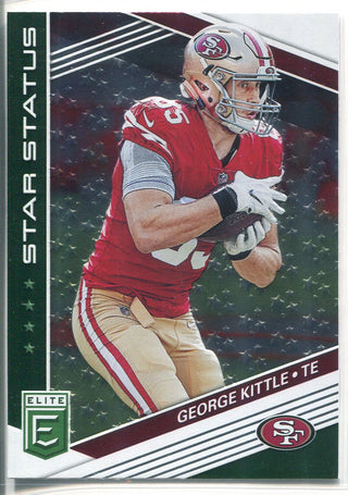 George Kittle  2019 Panini Donruss Elite Start Status Insert Card