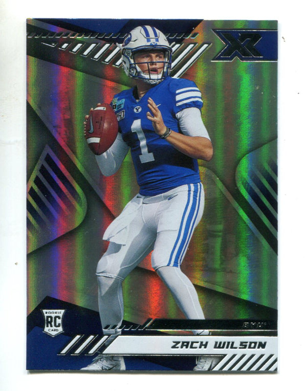 Zach Wilson 2021 Panini Chronicles XR Draft Picks Silver #182 RC