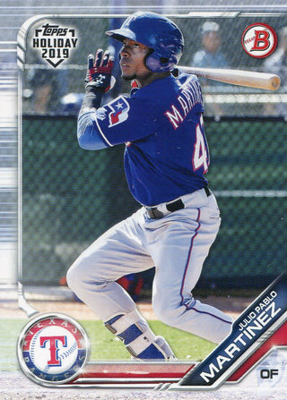 Julio Pablo Martinez 2019 Topps Holiday Bowman Rookie Card