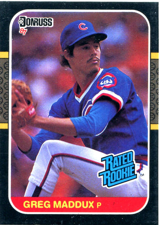 Greg Maddux 1987 Donruss Rookie Card