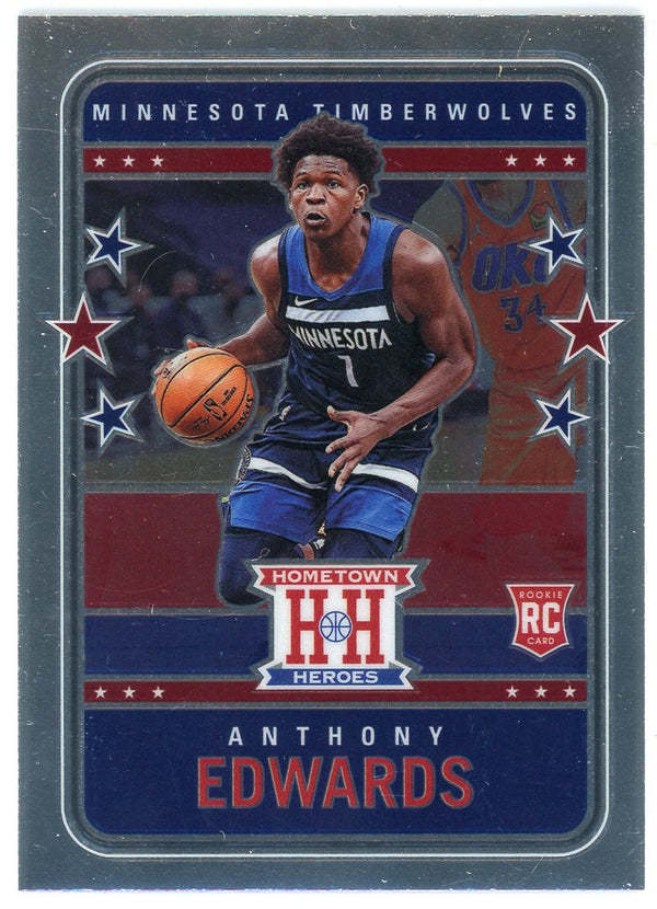 Anthony Edwards 2020-21 Panini Chronicles Hometown Heroes Rookie Card #546