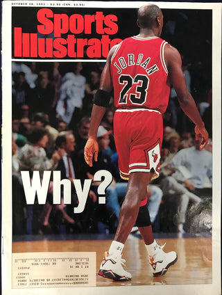 Michael Jordan Unsigned Sports Illustrated October 18 1993