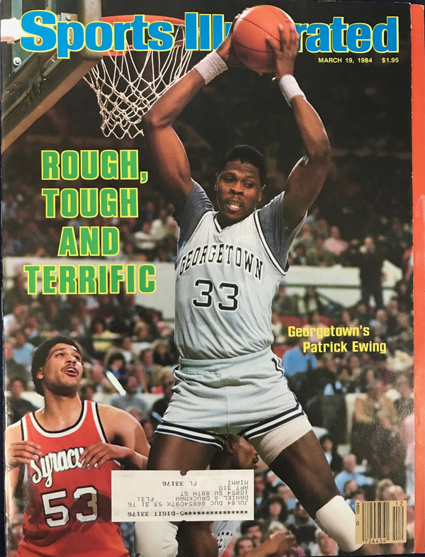 Patrick Ewing Unsigned Sports Illustrated Magazine March 19 1984