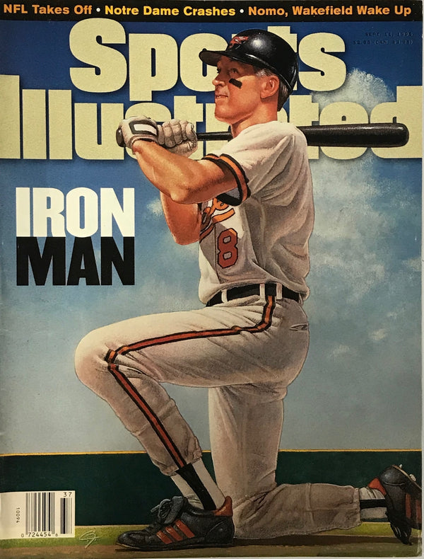 Cal Ripken Jr. Unsigned Sports Illustrated Magazine September 11 1995