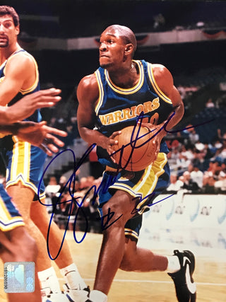 Joe Smith Signed Basketball 8x10 Photo Golden State Warriors