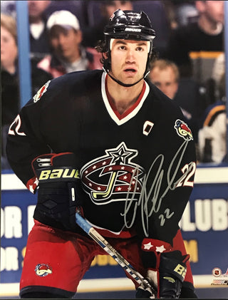 Luke Richardson Signed 8x10 Photo Columbus Blue Jackets