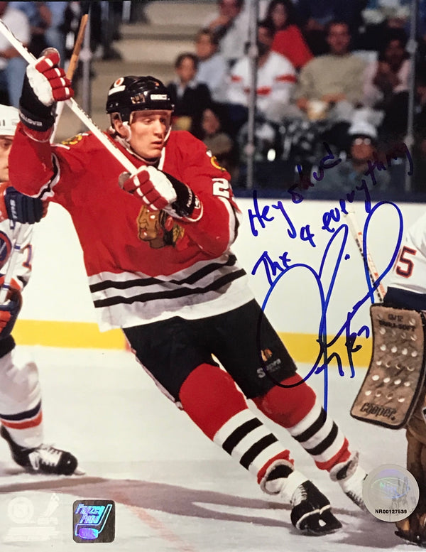 Jeremy Roenick Signed 8x10 Photo Chicago Blackhawks