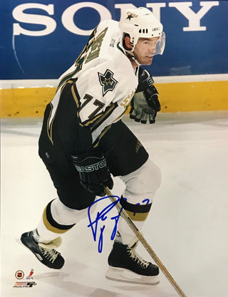 Pierre Turgeon Signed 8x10 Photo Dallas Stars