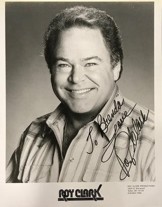 Roy Clark Signed 8x10 Photo Singer & Musician