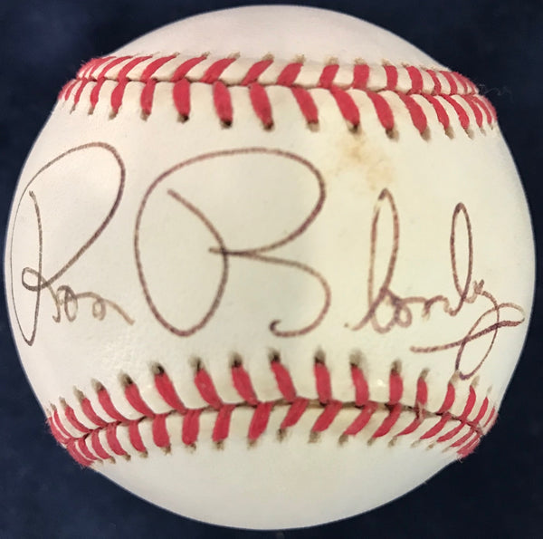 Ron Bloomberg Signed Official American League Baseball