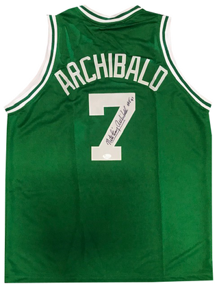 Nate Archibald "HOF 91" Autographed Boston Celtics Jersey (JSA)