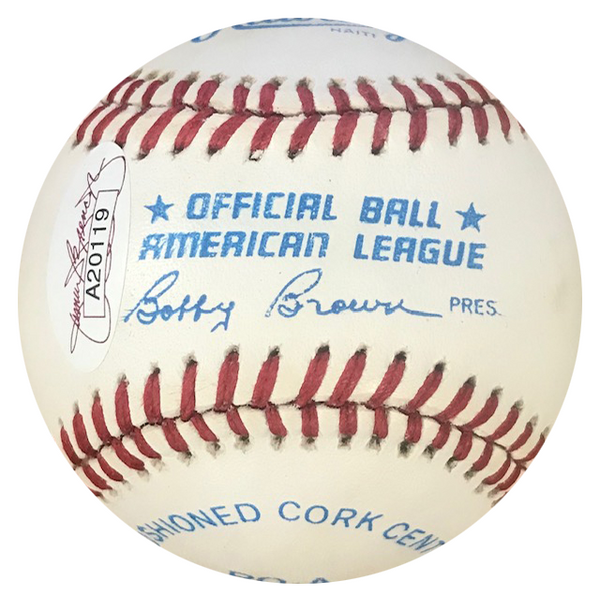 Luke Appling Autographed Official American League Baseball (JSA)