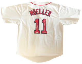 Bill Mueller Autographed "03 AL Batting Champ .326" Boston Red Sox Jersey (JSA)