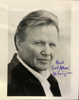 Jon Voight Autographed Black & White 8x10 Photo