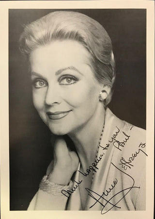 Anne Jeffreys Autographed Black & White 5x7 Photo