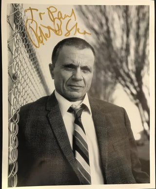 Robert Blake Autographed Black & White 8x10 Photo