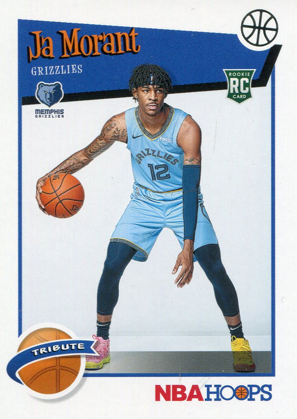 Ja Morant 2019-20 Panini NBA Hoops Rookie Card