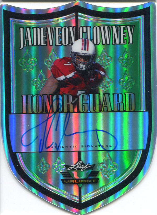 Jadeveon Clowney Autographed 2014 Leaf Valiant Rookie Card