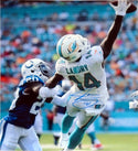 Jarvis Landry Autographed The Catch 16x20 Photo