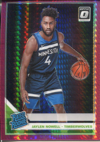 Jaylen Nowell 2019-20 Panini Optic Pink Prizm Rookie Card