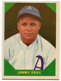 Jimmy Foxx 1960 Fleer Card