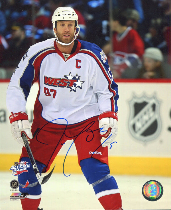 Joe Thornton Autographed 2009 All Star 8x10 Photo