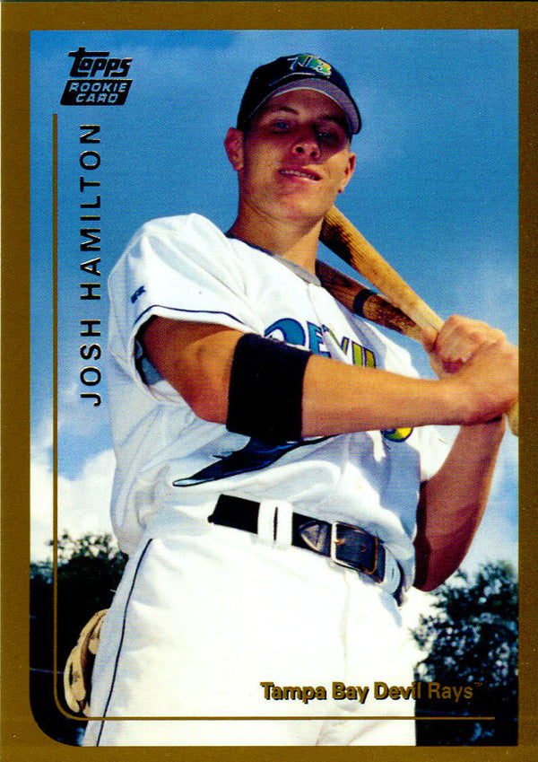 Josh Hamilton Unsigned 1999 Topps Rookie Card