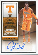 Josh RIchardson Autographed 2015-16 Panini Contenders Rookie Card