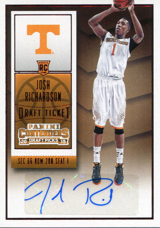 Josh RIchardson Autographed 2015-16 Panini Contenders Rookie Card