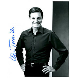 Louis Jourdan Autographed / Signed Black & White 8x10 Photo