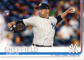 Justus Sheffield 2019 Topps Rookie Card #306