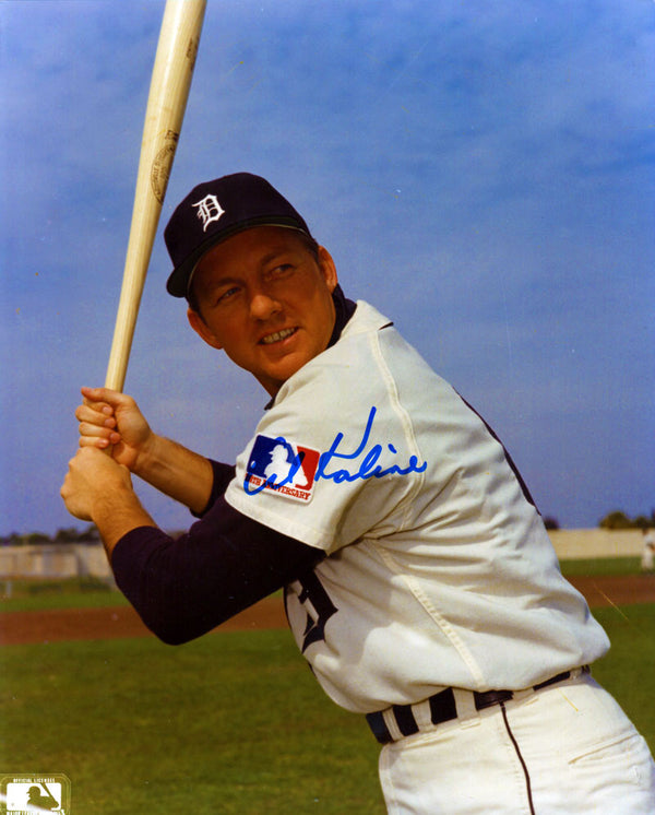 Al Kaline Autographed 8x10 Baseball Photo