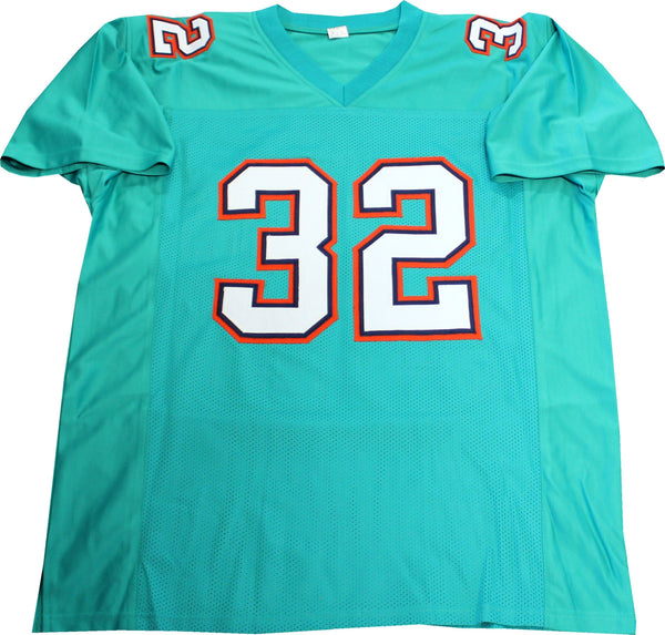 Kenyan Drake Autographed Miami Dolphins Custom Jersey (JSA) Front