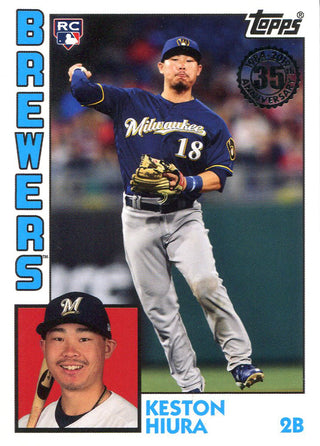 Keston Hiura 2019 Topps Rookie Card #30