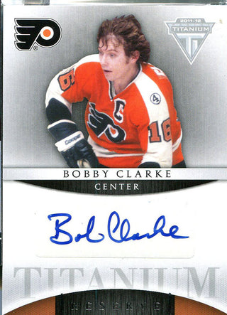 Bob Clarke Autographed 2012 Panini Card