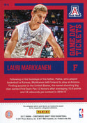 Lauri Markkanen 2017-18 Panini Contenders Draft Picks Rookie Card Back