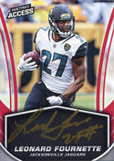 Leonard Fournette Autographed 2018 Panini Instant Football Rookie Card /25