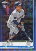 Luis Urias 2019 Topps Chrome Refractor Rookie Card #141