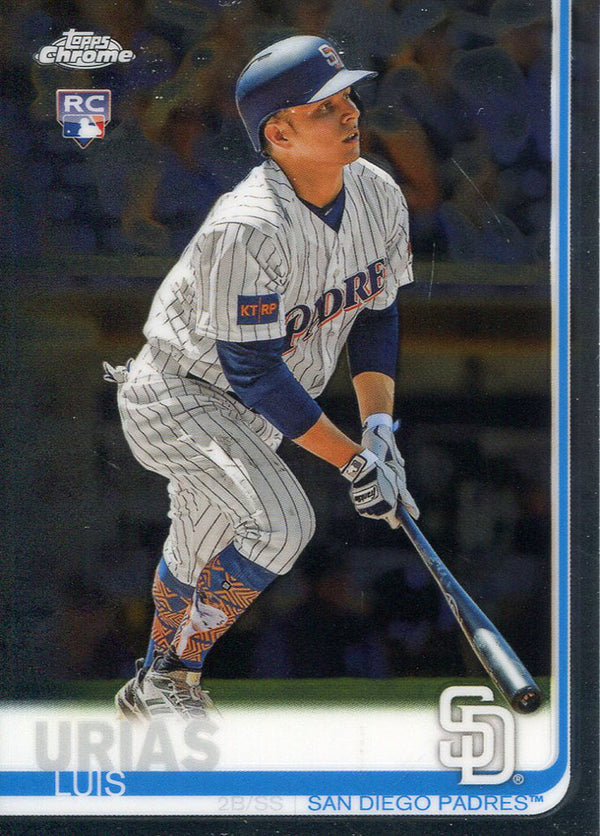 Luis Urias 2019 Topps Chrome Rookie Card #141