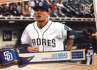 Luis Urias 2019 Topps Rookie Card #284