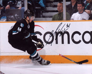 Marc Edouard Vlasic Autographed San Jose Sharks 8x10 Photo