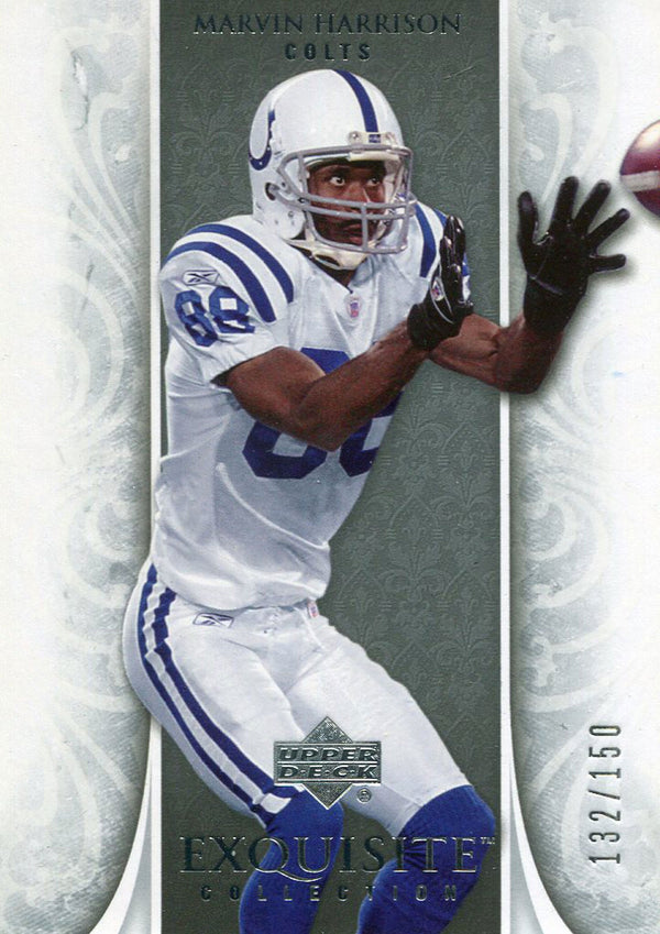 Marvin Harrison Unsigned 2006 Upper Deck Exquisite Card