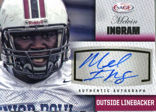 Melvin Ingram Autographed 2012 Sage Rookie Card