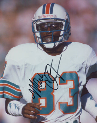 Mark Clayton Autographed 8x10 Football Photo