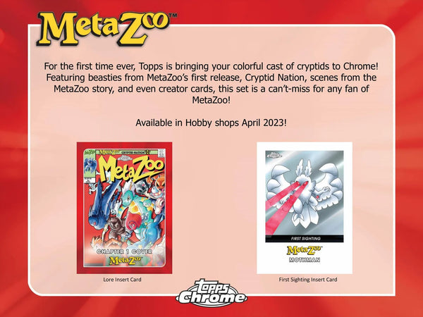 2023 Topps Metazoo Chrome Hobby Box