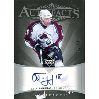 Alex Tanguay Autographed 2005 Upper Deck Card